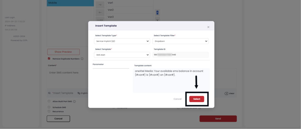 Dynamic SMS – OneXtel Documentation